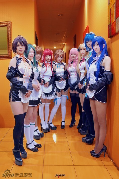 《梦幻俱乐部》众美眉cosplay