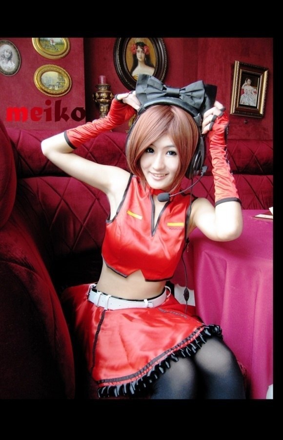 清纯可爱小美女vocaloid角色cos秀起音美可
