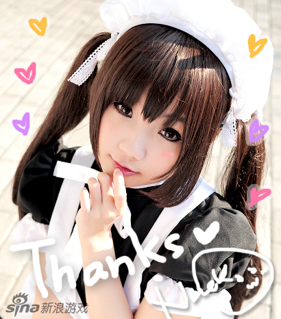 台湾妹妹cosplay女仆喵