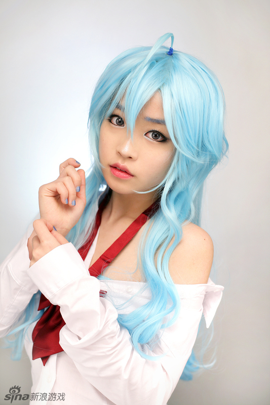 电波女与青春男藤和艾莉欧cosplay