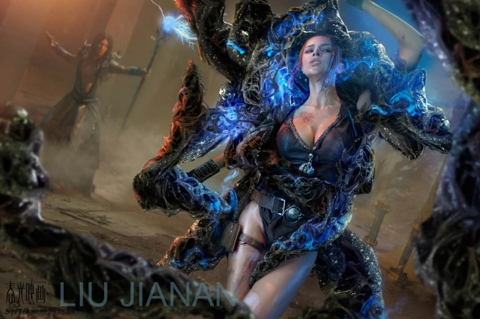 <em>酥胸美女</em>化身网游战士 - 游戏频道|佛山E家