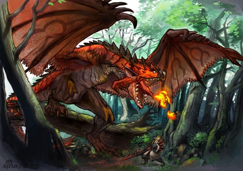 《怪物猎人》精美同人插画
