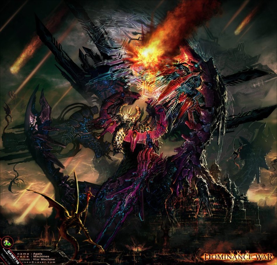 全球游戏美术大赛Dominance War 二维概念设