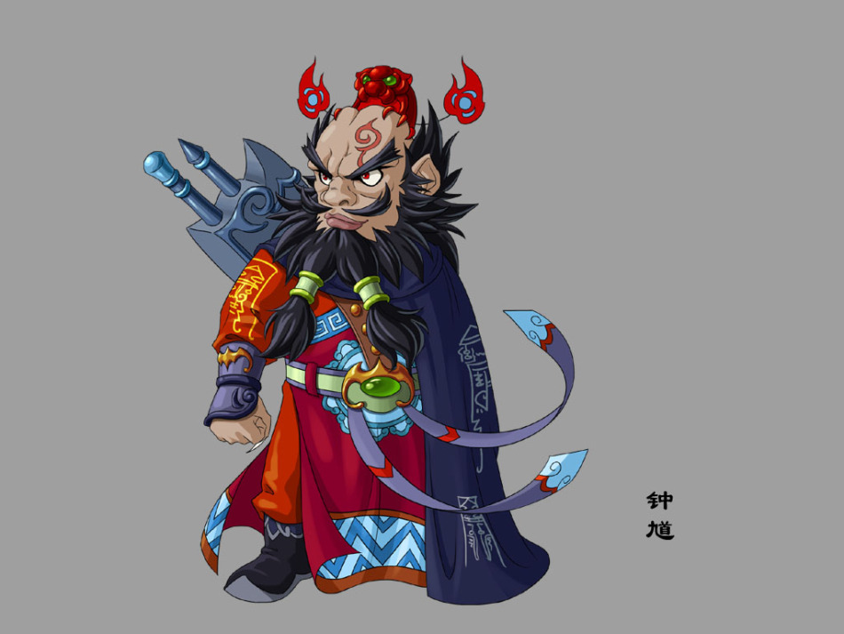 > 《鬼话钟馗》游戏原画