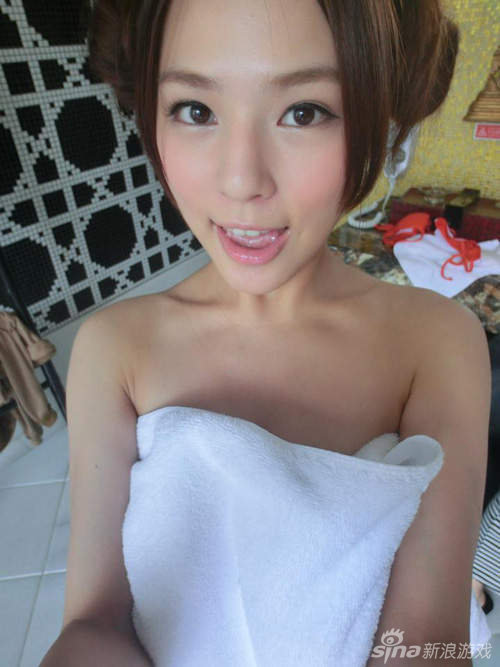 台湾筱崎爱 胸<em>妹熊熊</em>王毓菲代言游戏走红_col