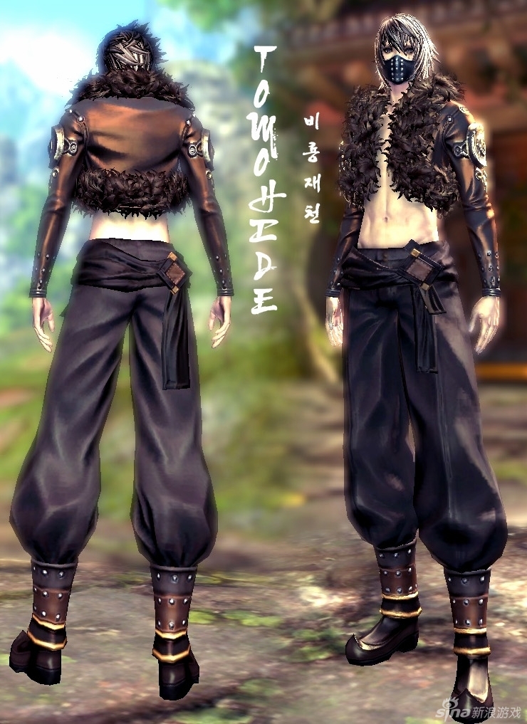 剑灵时装展之npc出售时装热血男儿