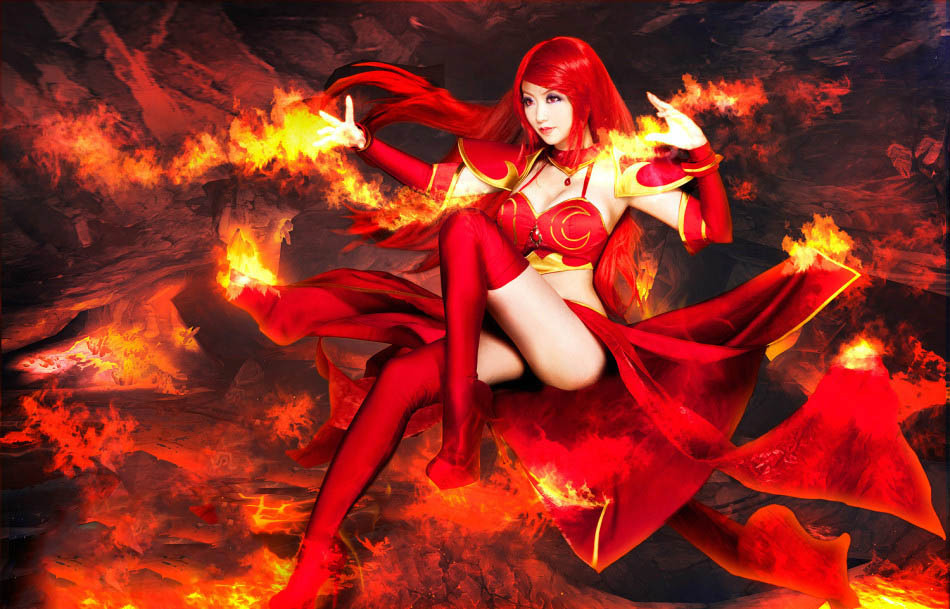 dota2美女cosplay 冰与火之歌