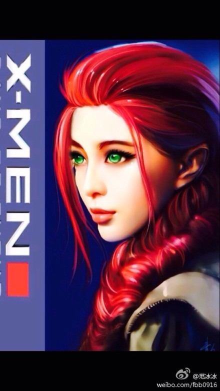 最牛COSPLAY 范冰冰微博点赞晒X战警靓照_