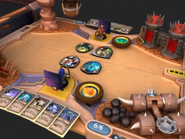 炉石3D英雄吉安娜瓦莉拉模型