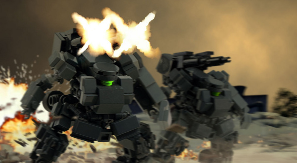 玩家用乐高打造精彩机甲模型