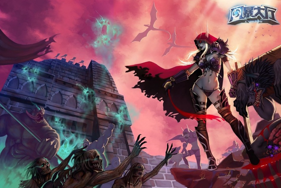 希尔瓦纳斯玩家经典画作欣赏_新浪游戏_手机新浪网