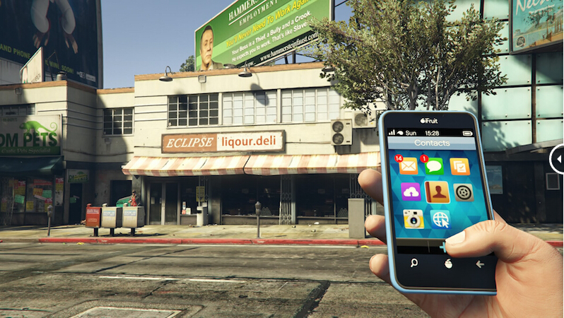 《gta5》游戏与洛杉矶实景对比