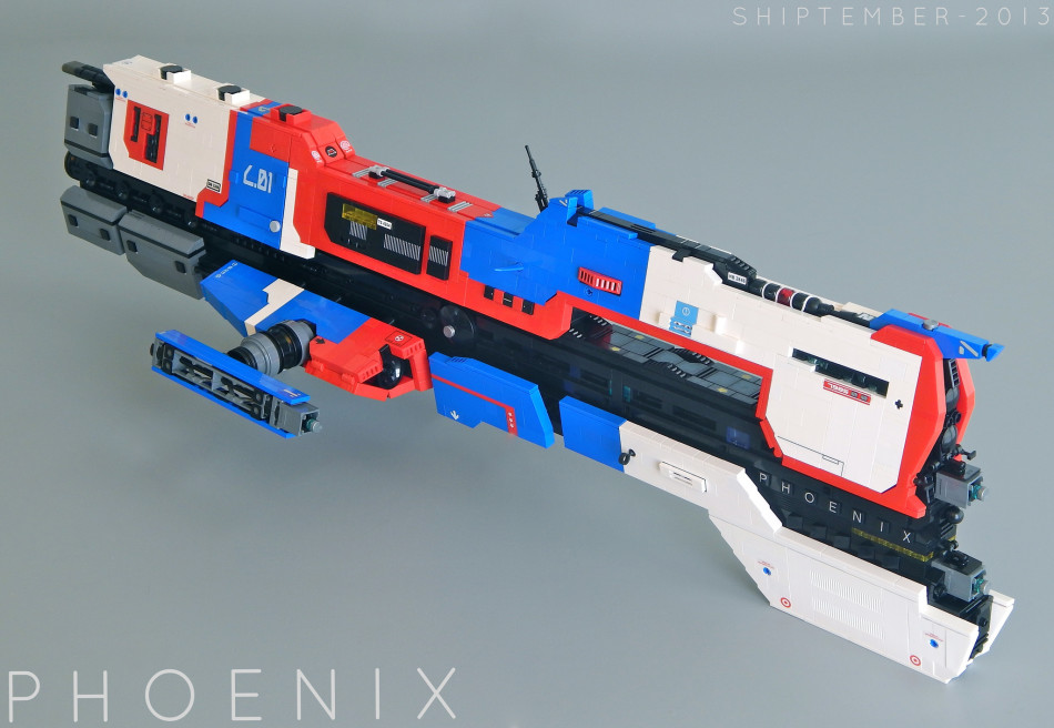 乐高模型打造《家园》飞船 - 新浪游戏