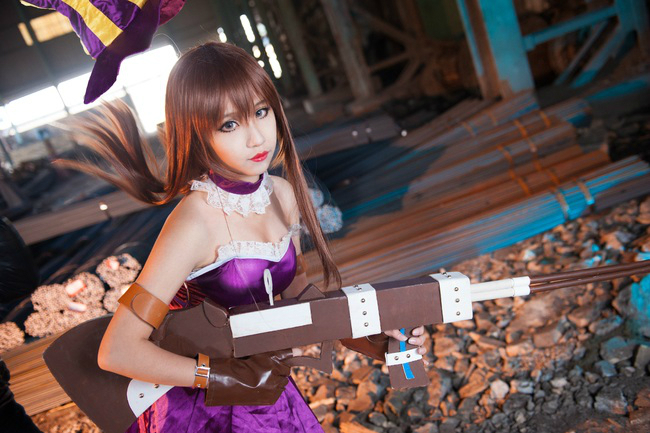 温柔似水娇弱如花 LOL皮城女警COS_中搜论坛_东西南北中、搜罗天下事