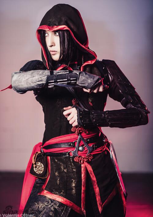 国外正妹COS刺客教条 邵君 就是有点白_Z攻略