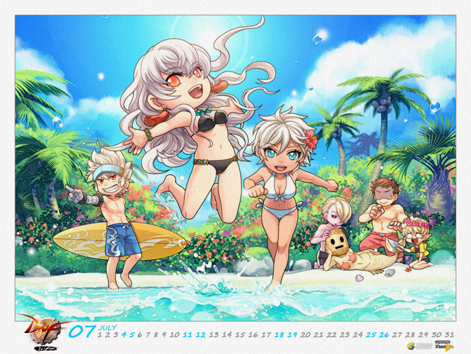 地下城与勇士七月最新桌布_Z攻略-专注于游戏攻略的网站