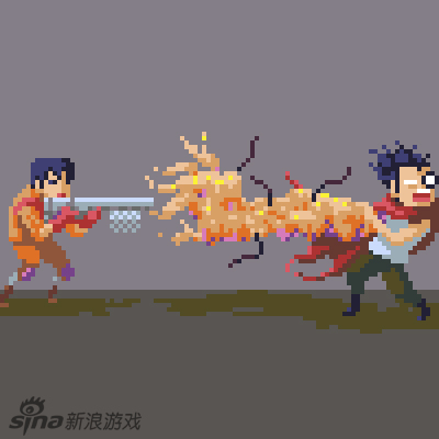 国外艺术家打造像素游戏人物