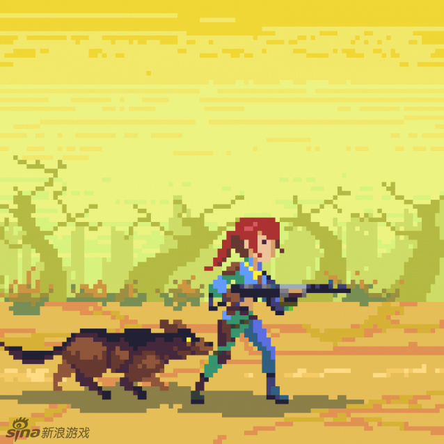 国外艺术家打造像素游戏人物