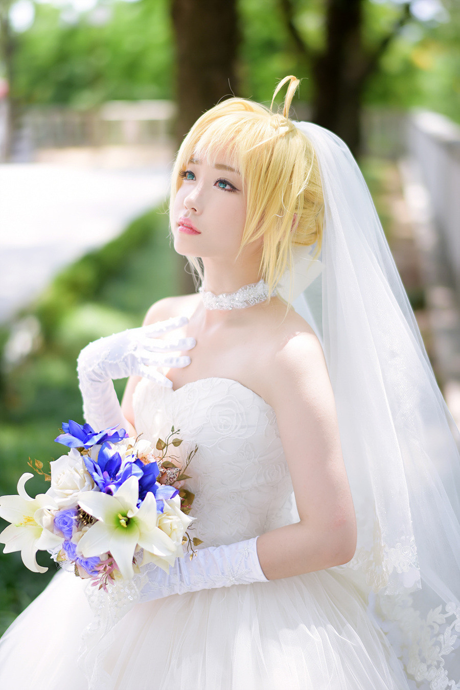 婚纱saber_黑婚纱saber