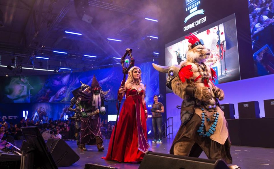 cosplay展览,小学生cosplay 2015科隆游戏展暴雪展台精彩cosplay