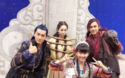 《仙剑5》电视剧杀青明星搞怪