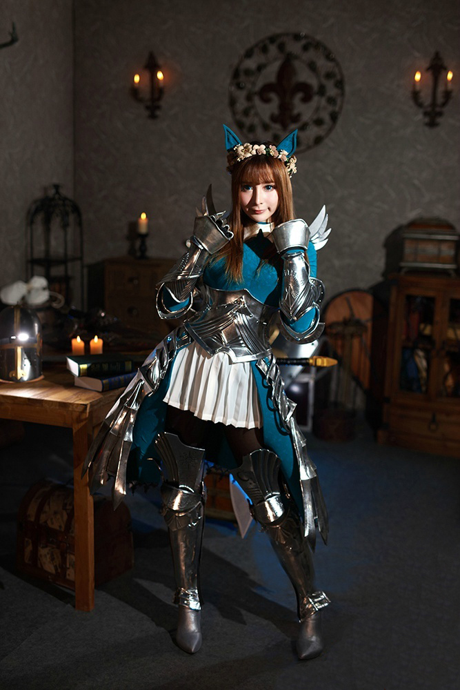 性感嫩模cos胸狠「骑士公主」_Z攻略-专注于游