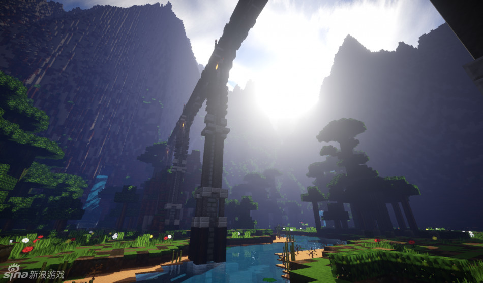 神玩家用《Minecraft我的世界》重现黑暗灵魂_