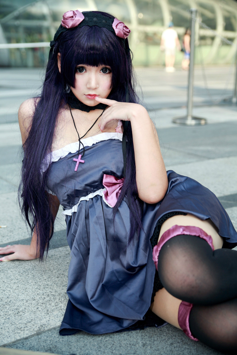 蜂腰长腿新加坡女玩家爆最新Cos照_Z攻略-专注于游戏攻略的网站