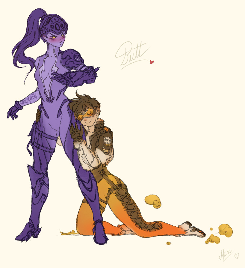 《守望先锋》黑百合性感同人图