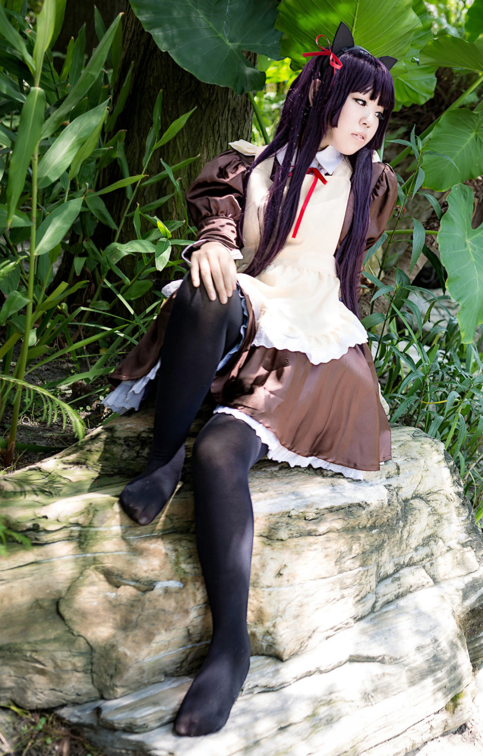 不知火舞黑丝秀美腿 天天cosplay福利图(3)