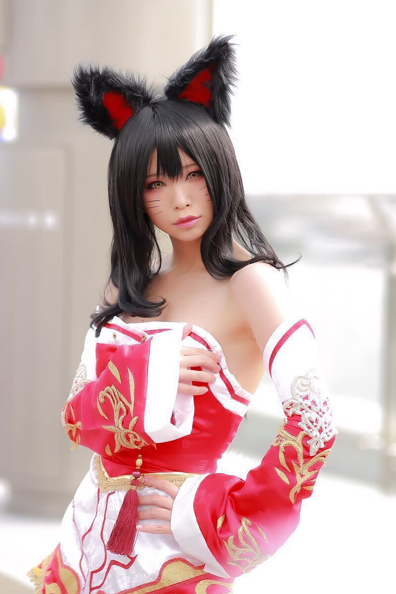 身材逆天 萌妹cos魅惑阿狸