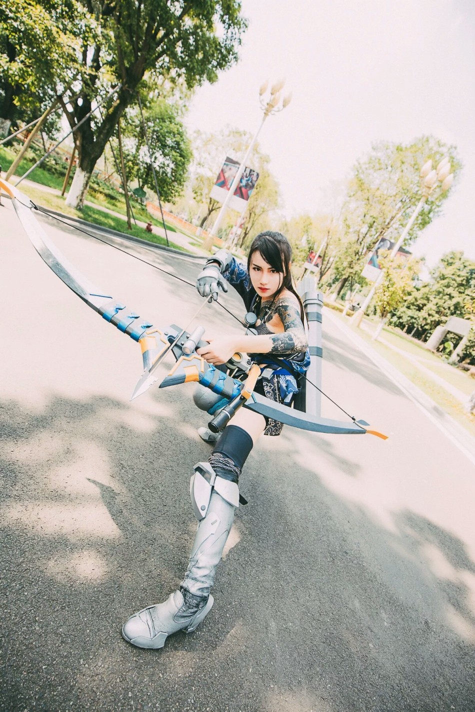 ></p></a> 美少女cos女体半藏