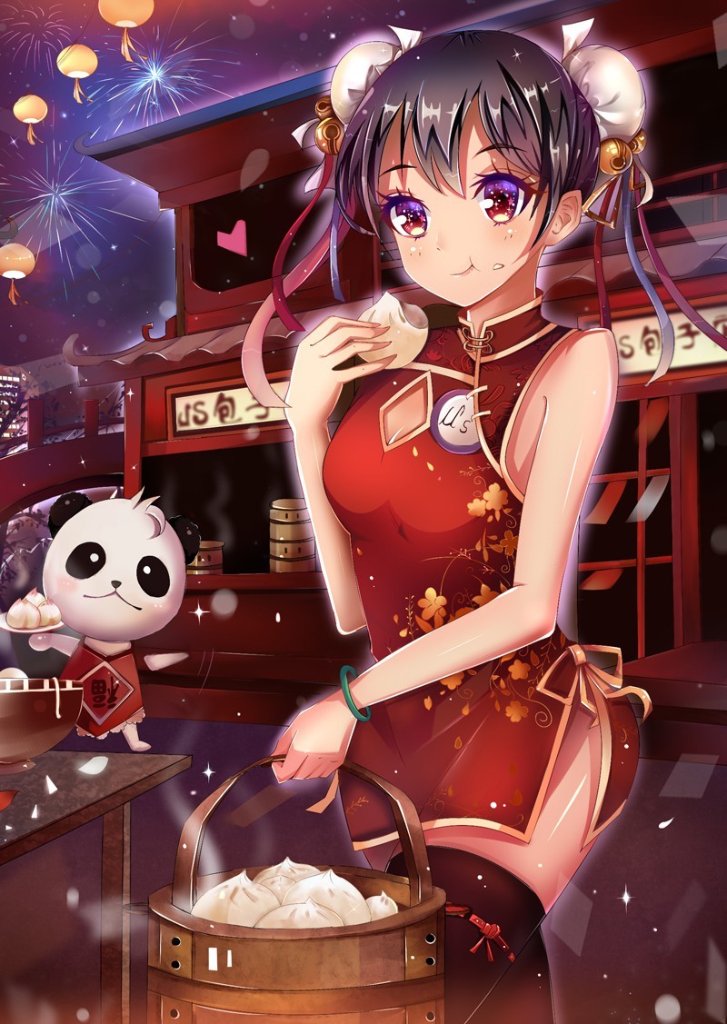 二次元世界里那些旗袍少女