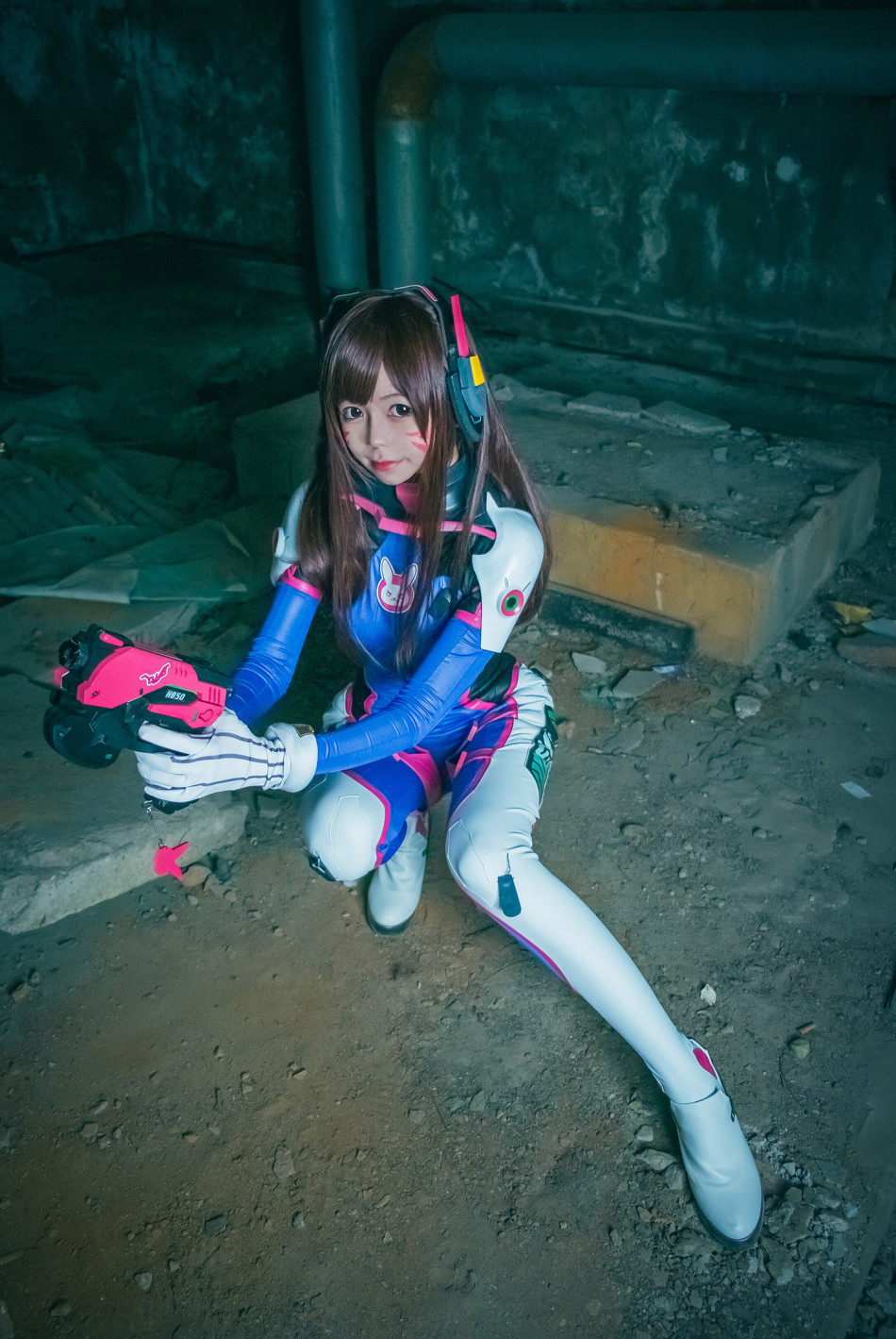 守望先锋福利cosplay,cosplay露娜 《守望先锋》经典cos dva