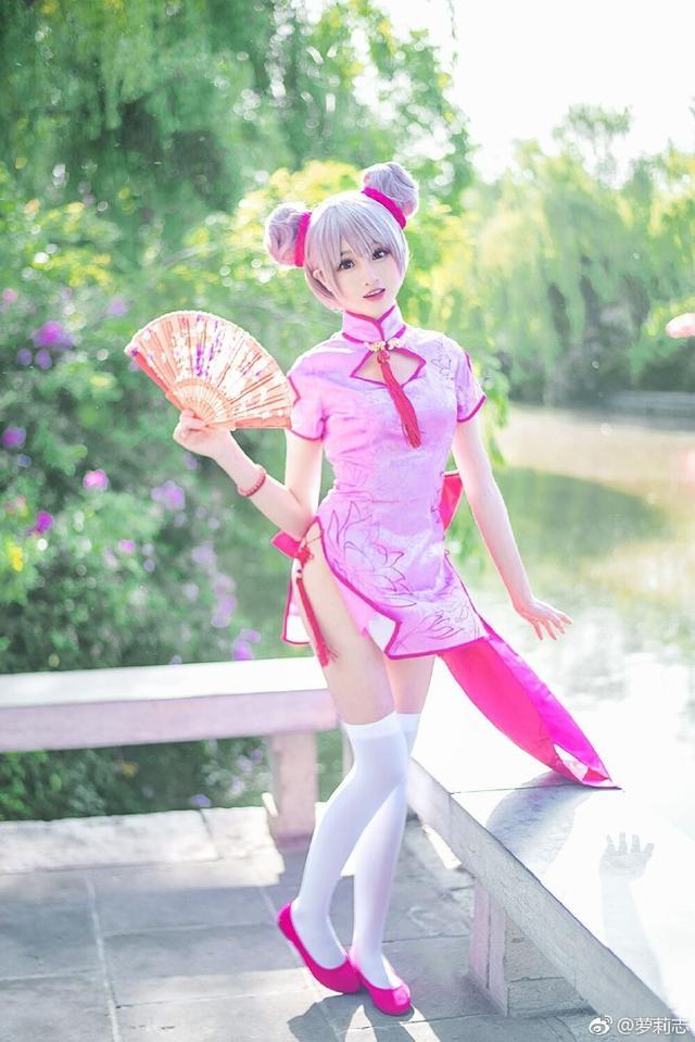 王者荣耀小乔cos纯白,cosplay动漫人物貂蝉 王者荣耀小乔cos(8)