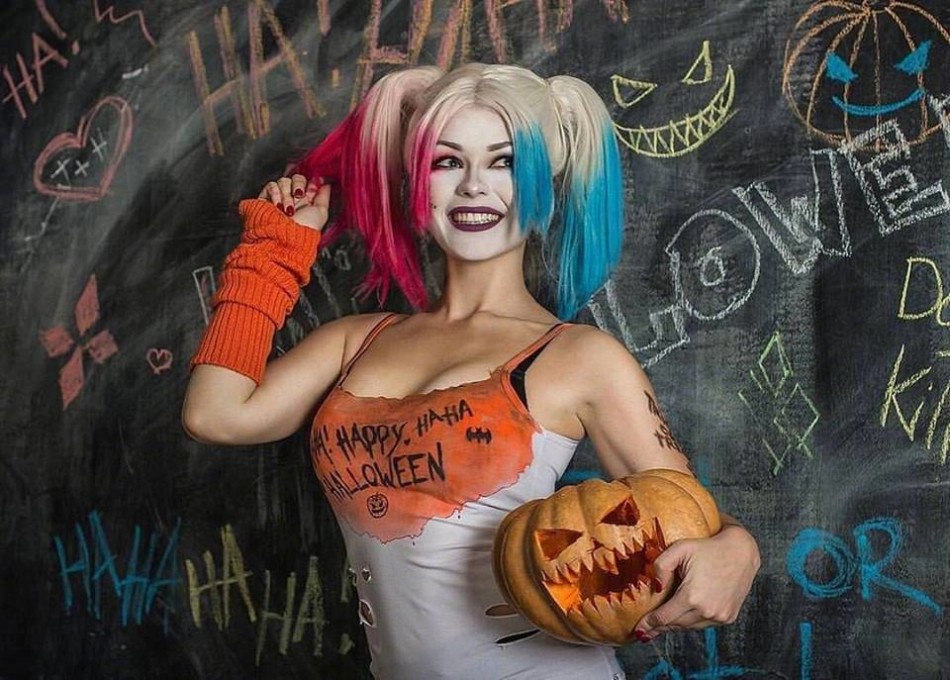 俄罗斯美女实力Cos小丑女哈莉奎茵(8)_美女图片_翼风游戏网