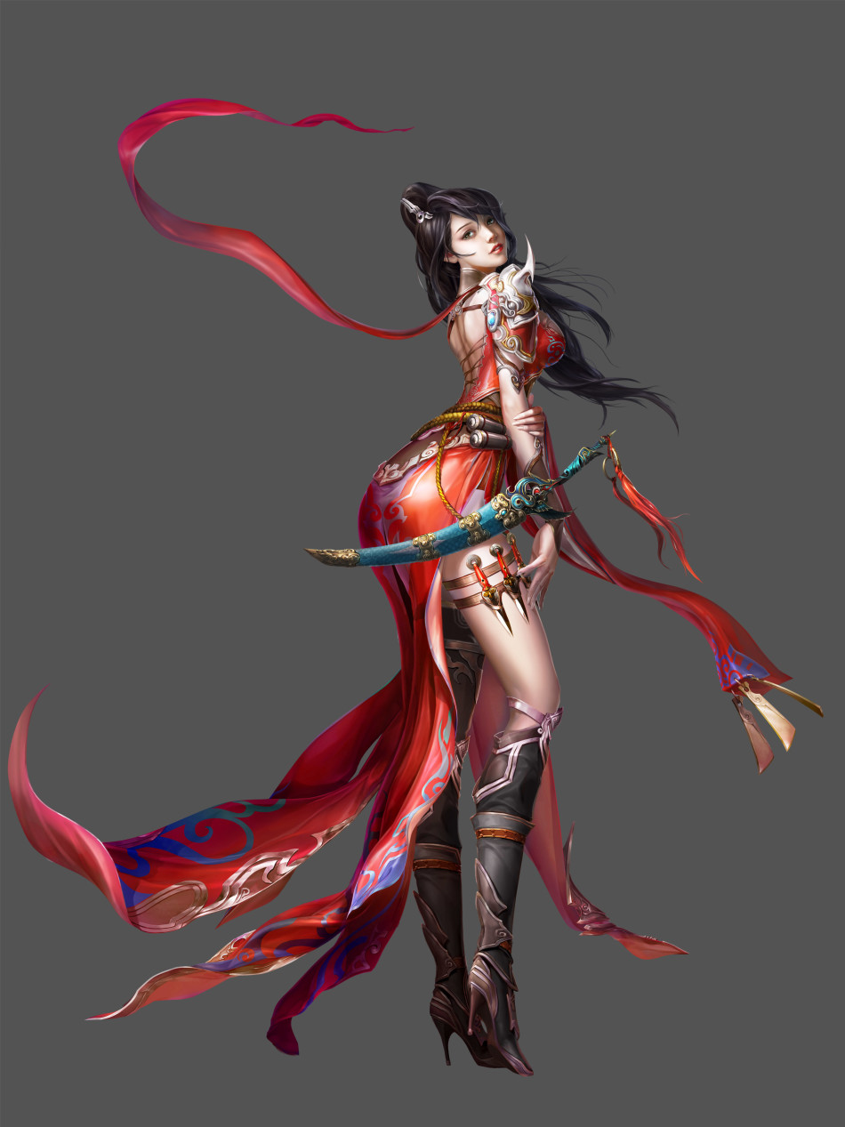 《神道三国》角色原画-刺客-3(2/12)