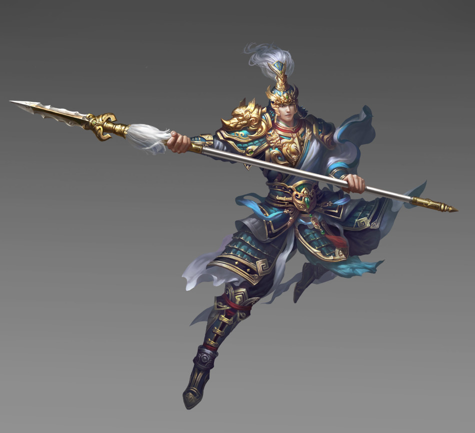《神道三国》角色原画-猛将-1(8/12)