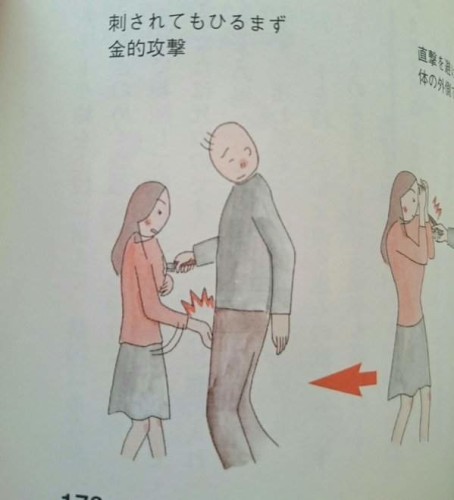 捏爆他蛋蛋 日本漫画家绘制二次元防狼术 - Ac