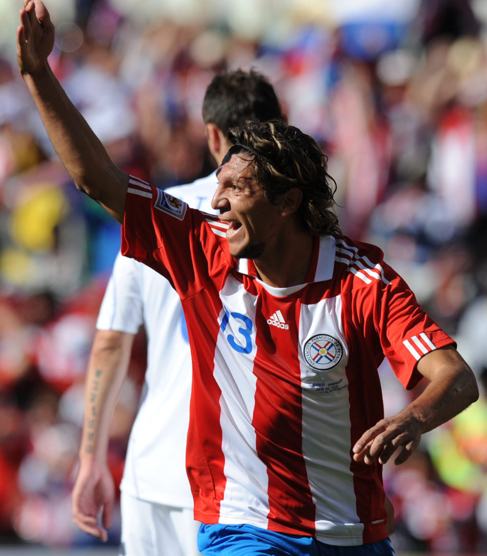 6月20日,世界杯斯洛伐克vs巴拉圭,比赛第27分