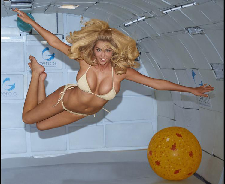 感模特 Kate Upton无重力性感内衣大片_吾爱<em>正妹网</em>