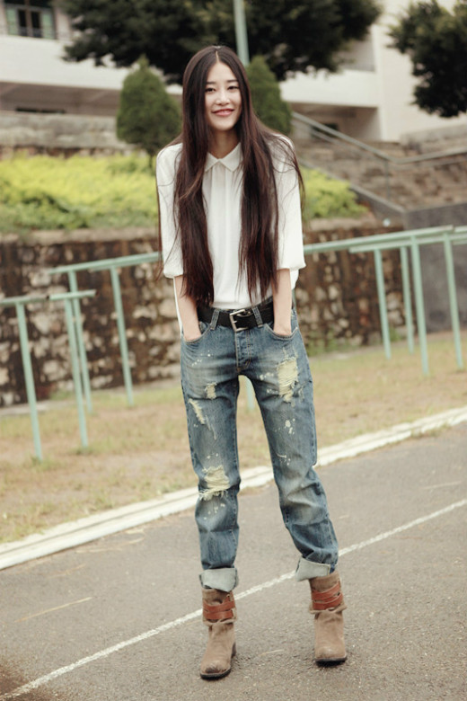 章子怡许晴宋慧乔 女星对决白衬衫