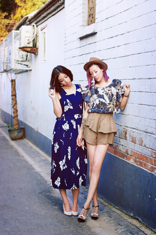 跟风《小时代3》女主华服 共襄盛举闺蜜盛宴