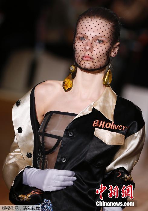 巴黎时装周 模特蒙面T台走秀-时装周,2014\/15,