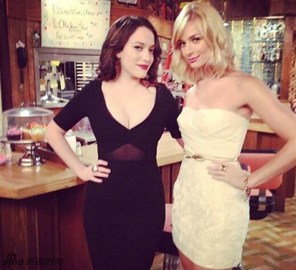 第四季《<em>破产姐妹</em>》新剧照,<em>Max</em>与<em>男友</em>度假,M