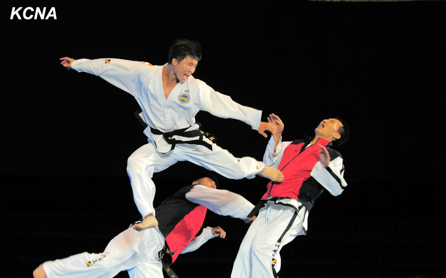 平壤举行国际职业摔跤大赛-座无虚席,体育馆-丽