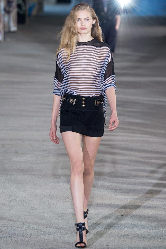 巴黎时装周 2015春夏 anthony vaccarello 时装秀图片