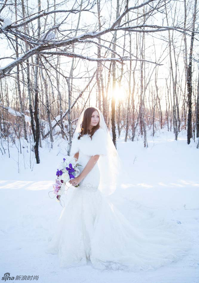 雪景婚纱_雪景婚纱照