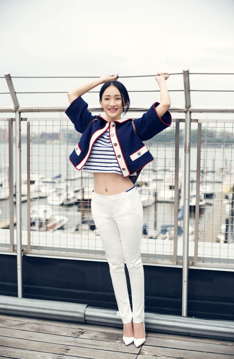 周迅Chanel手工坊系列街拍 女人就改酱有范儿