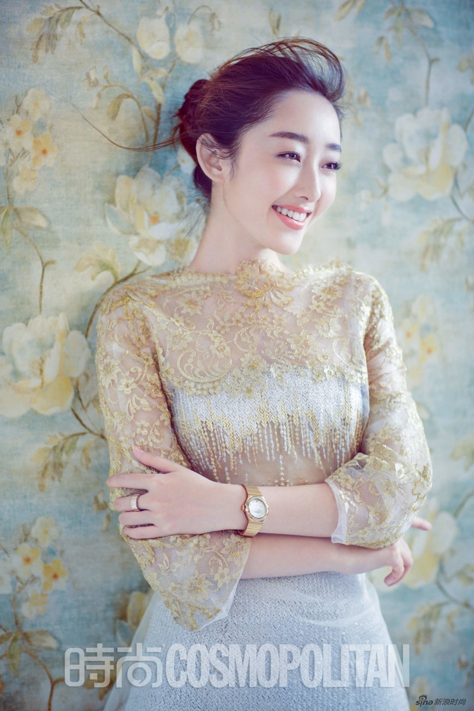 蒋梦婕时尚大片曝光 公主造型充满仙气
